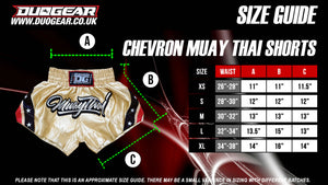 CHEVRON MUAY THAI KICKBOXING SHORTS